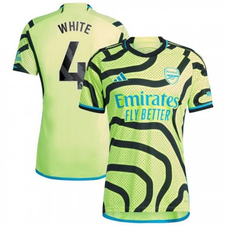 Arsenal White 4 Venkovní 2023-24 - Fotbalové Dresy (S/S) Arsenal White 4 Venkovní 2023-24 - Fotbalové Dresy (S/S)